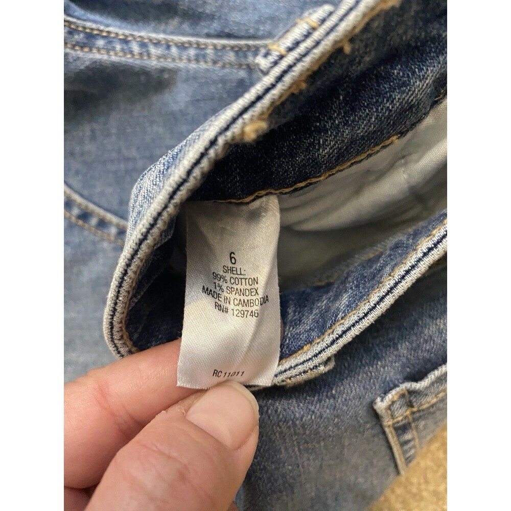 Molly Yeh Double Knee Patch Farmcore Jeans Women’s Size 6 - Picture 6 of 13